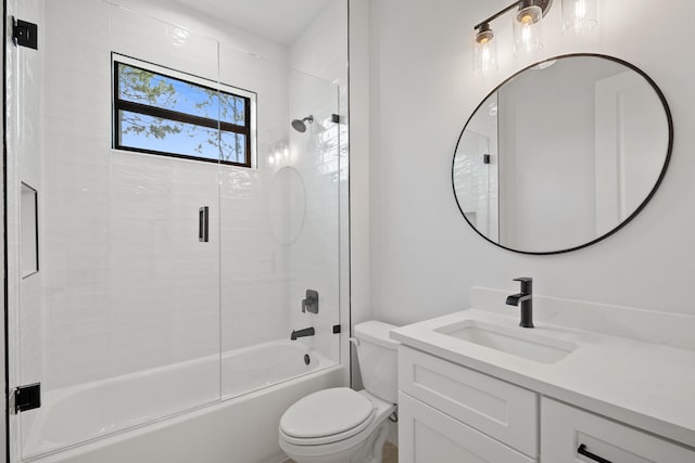17816 86th St N, The Acreage, FL 33470 - full bath featuring toilet, combined bath / shower with glass door, and vanity