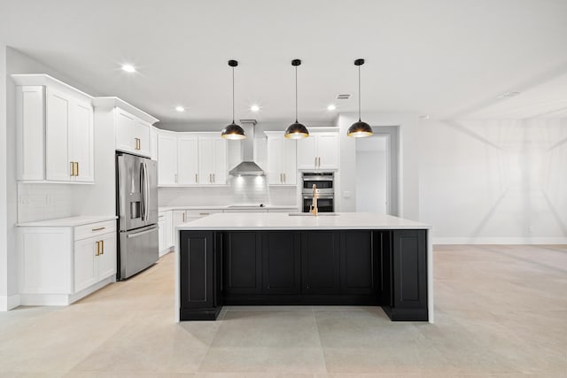 17816 86th St N, The Acreage, FL 33470 - kitchen with light countertops, stainless steel appliances, and decorative backsplash