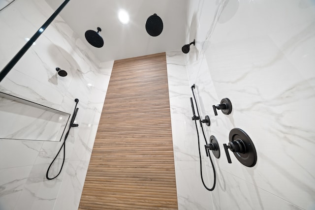 17816 86th St N, The Acreage, FL 33470 - bathroom featuring a marble finish shower