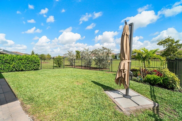 1220 Haywagon Trl, The Acreage, FL 33470 - view of yard with a fenced backyard