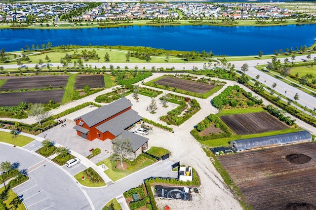 1220 Haywagon Trl, The Acreage, FL 33470 - aerial view with a water view and a residential view