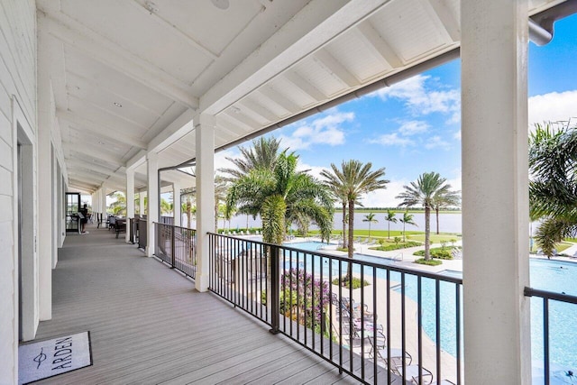 1220 Haywagon Trl, The Acreage, FL 33470 - view of wooden deck