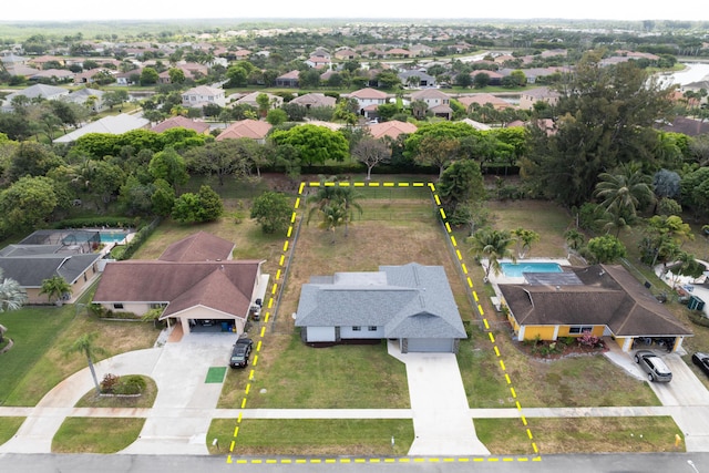 185 Bilbao St, Royal Palm Beach, FL 33411 - aerial view with a residential view