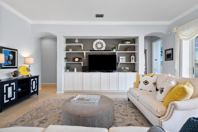 bedroom featuring baseboards, a ceiling fan, and light tile patterned flooring