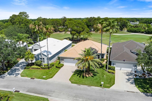 2232 SW Brookhaven Way, Palm City, FL 34990 - aerial view of a golf course and a tree filled landscape