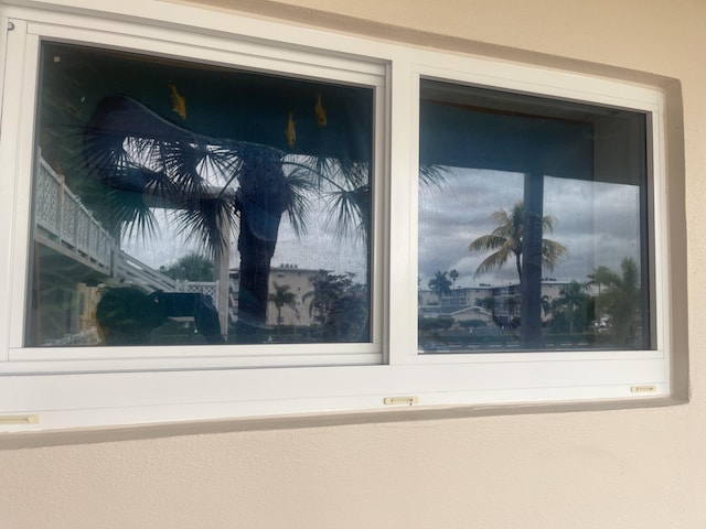 exterior details with stucco siding