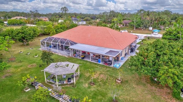 drone / aerial view