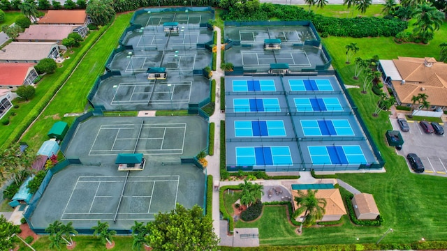 drone / aerial view