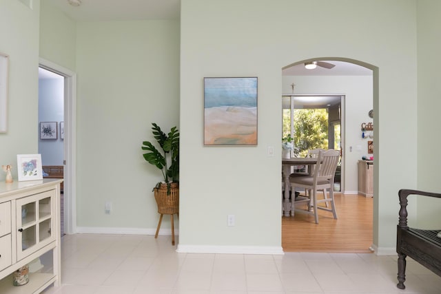 520 NW Galatone Ct, Port Saint Lucie, FL 34986 - interior space with baseboards and arched walkways