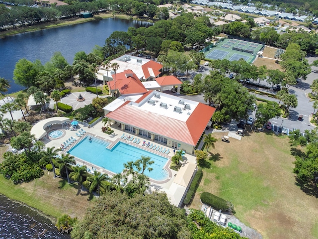 520 NW Galatone Ct, Port Saint Lucie, FL 34986 - aerial view with a water view