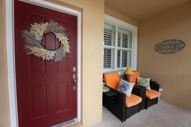 520 NW Galatone Ct, Port Saint Lucie, FL 34986 - entrance to property featuring stucco siding and a porch