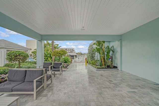 view of patio / terrace with outdoor lounge area