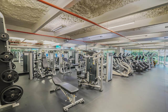 view of exercise room