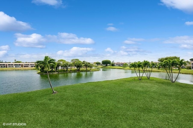 property view of water