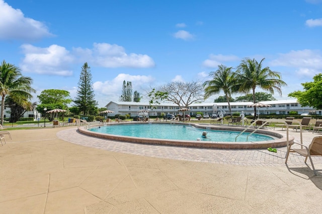 view of pool