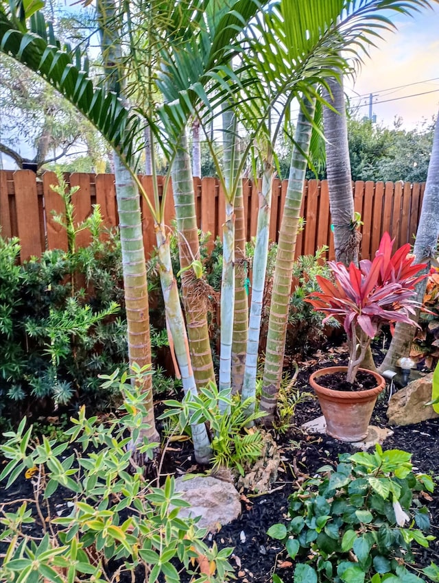 exterior details with fence