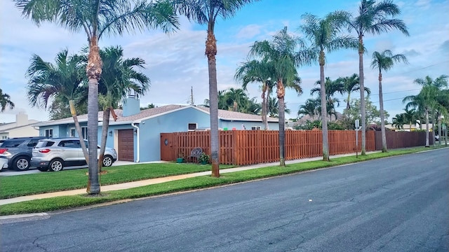 view of street with sidewalks