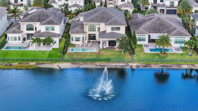 6950 NW 25th Way, Boca Raton, FL 33496 - aerial view of residential area with a pool area and a nearby body of water