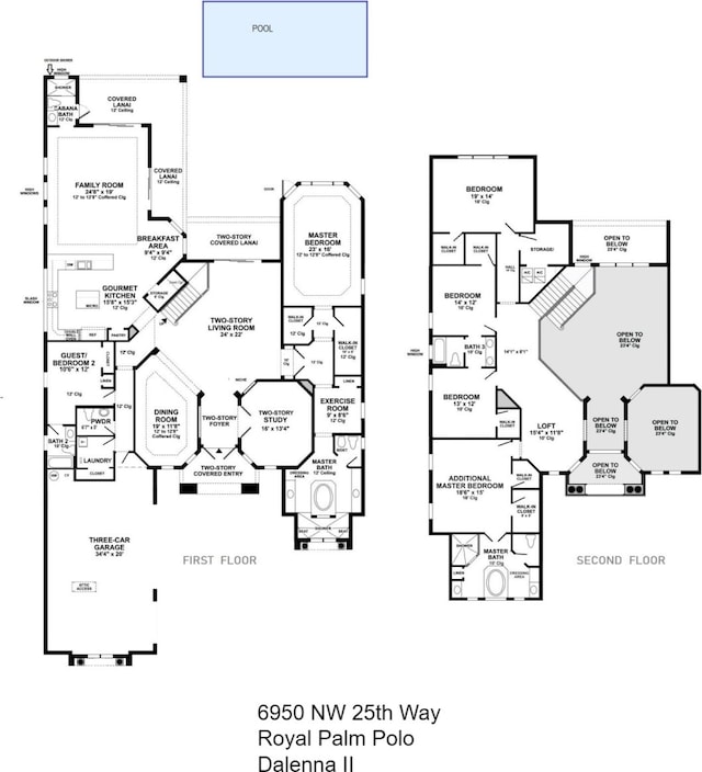 6950 NW 25th Way, Boca Raton, FL 33496 - property floor plan