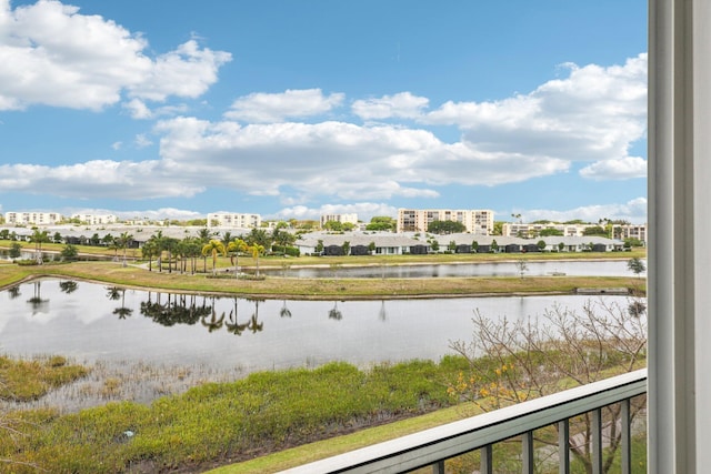 property view of water