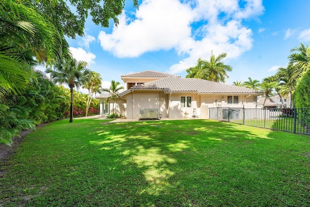17906 Aberdeen Way, Boca Raton, FL 33496 - back of house with stucco siding and a tiled roof