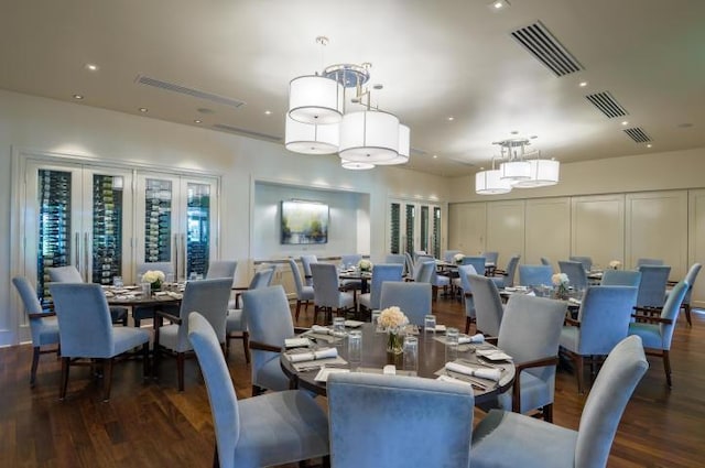17906 Aberdeen Way, Boca Raton, FL 33496 - dining space with wood finished floors and recessed lighting