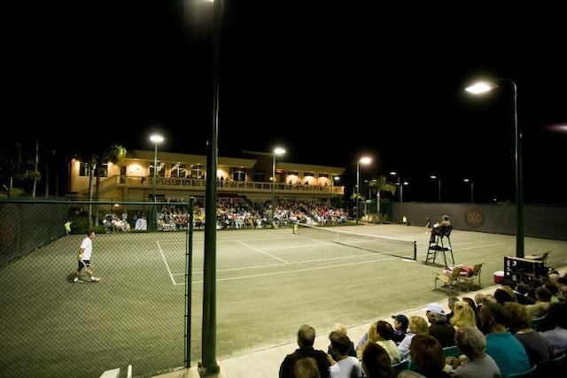 17906 Aberdeen Way, Boca Raton, FL 33496 - view of tennis court with fence