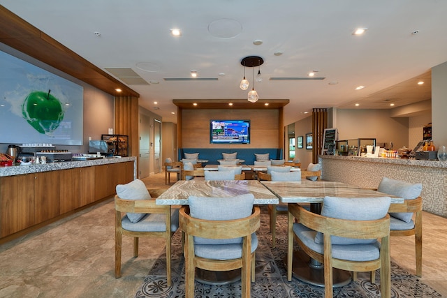 17906 Aberdeen Way, Boca Raton, FL 33496 - dining room featuring recessed lighting