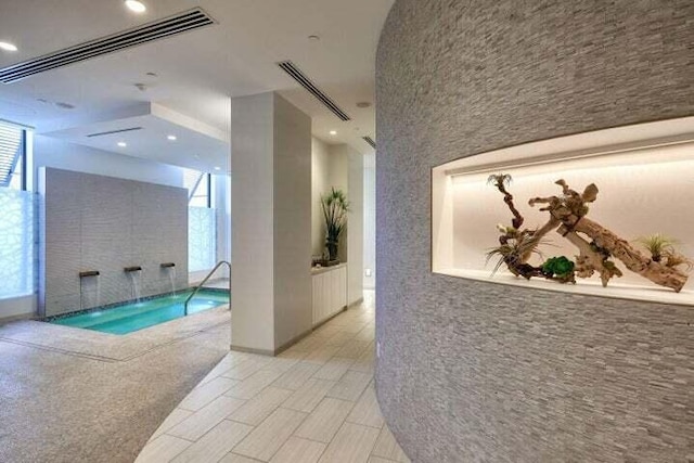 17906 Aberdeen Way, Boca Raton, FL 33496 - hallway featuring recessed lighting