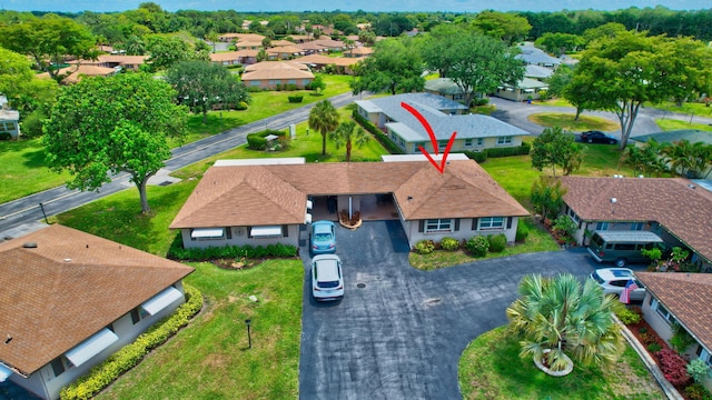 124 Mockingbird Ln Unit 124, Delray Beach, FL 33445 - aerial view of residential area