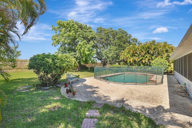 245 Bilbao St, Royal Palm Beach, FL 33411 - view of pool with a patio and a sunroom
