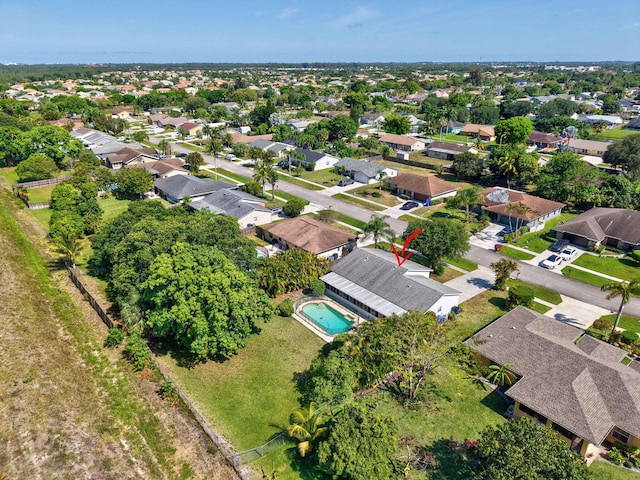 245 Bilbao St, Royal Palm Beach, FL 33411 - aerial view of a pool area