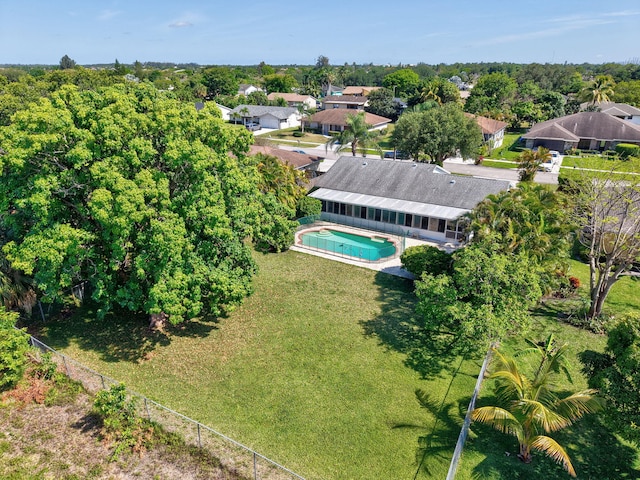 245 Bilbao St, Royal Palm Beach, FL 33411 - bird's eye view of a pool area