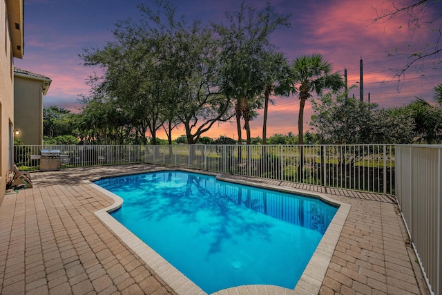 1317 Beacon Cir, Wellington, FL 33414 - view of pool featuring fence and a patio area