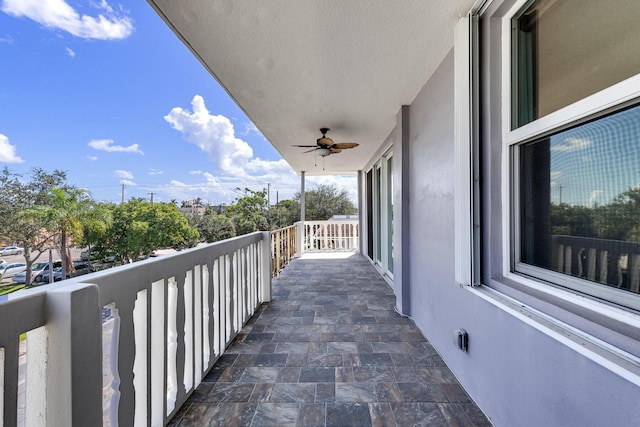1 S Lakeside Dr Unit C1, Lake Worth Beach, FL 33460 - balcony with ceiling fan
