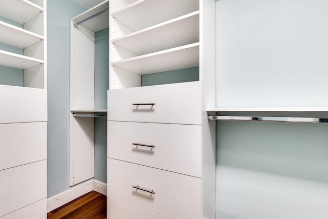 1 S Lakeside Dr Unit C1, Lake Worth Beach, FL 33460 - walk in closet with dark wood-style floors