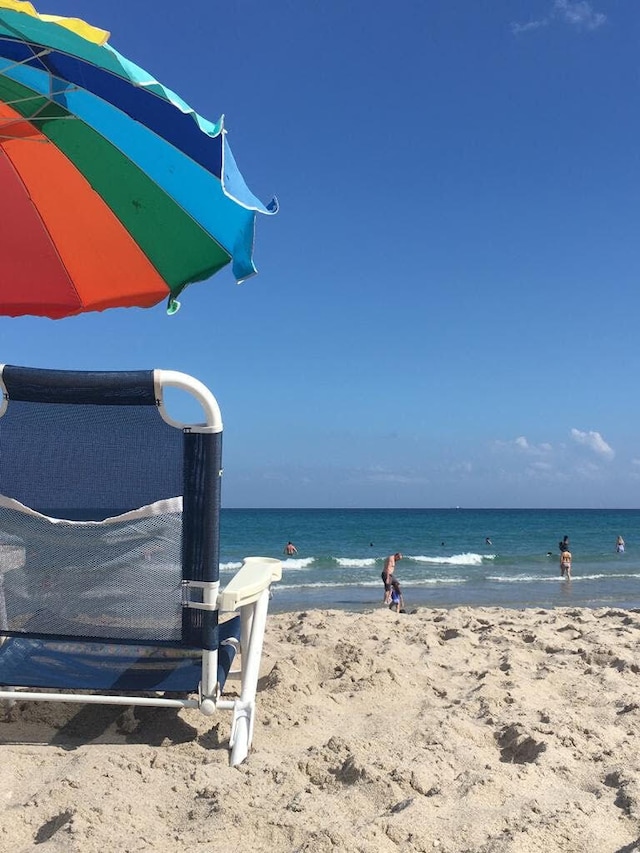 1 S Lakeside Dr Unit C1, Lake Worth Beach, FL 33460 - view of water feature featuring a beach view