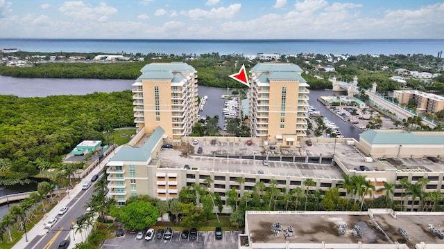 625 Casa Loma Blvd Unit 1103, Boynton Beach, FL 33435 - bird's eye view featuring a water view