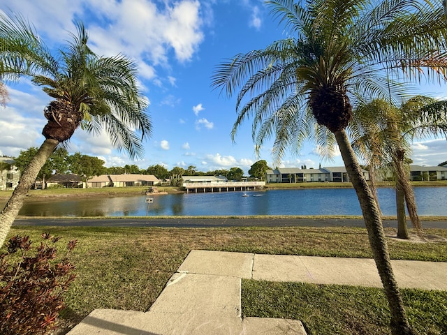 water view featuring nearby suburban area