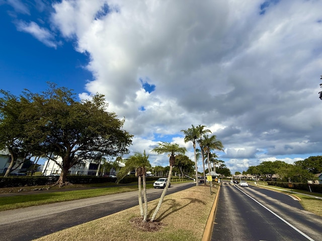view of asphalt road