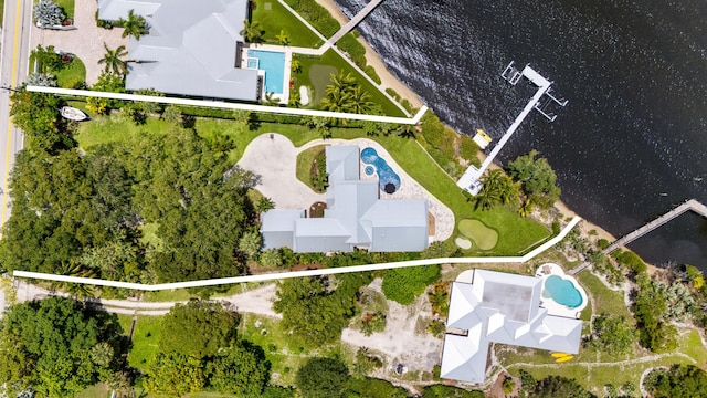 19100 SE County Line Rd, Jupiter, FL 33469 - view of property location featuring a pool area and property boundaries highlighted
