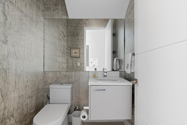 758 N St, West Palm Beach, FL 33401 - half bathroom with vanity and toilet