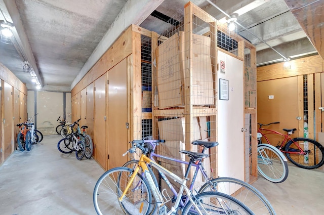 view of storage room