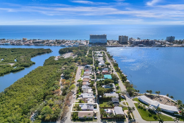 848 Johnson St, Hollywood, FL 33019 - aerial view with a water view