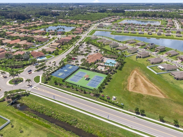 4235 Troon Pl, Fort Pierce, FL 34947 - aerial view of property and surrounding area with a nearby body of water and nearby suburban area