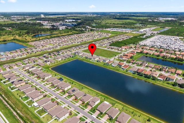 4235 Troon Pl, Fort Pierce, FL 34947 - aerial view of residential area with a nearby body of water