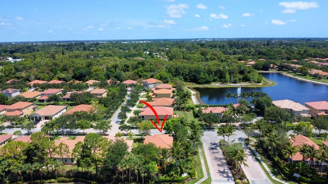 6805 Osage Cir, Greenacres, FL 33413 - view of property location with a nearby body of water, nearby suburban area, and a heavily wooded area