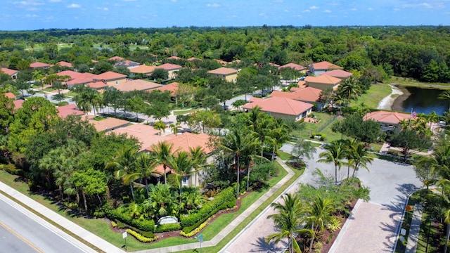 6805 Osage Cir, Greenacres, FL 33413 - aerial view of residential area with a heavily wooded area
