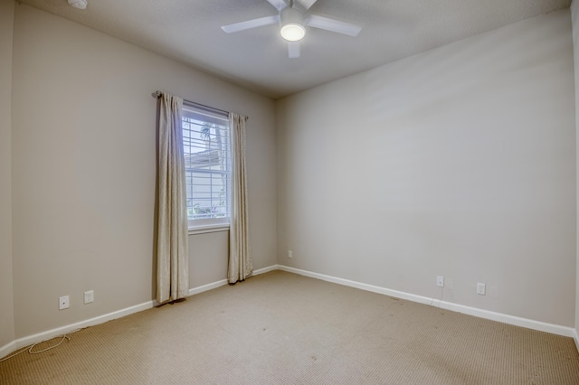179 Tresana Blvd Unit 145, Jupiter, FL 33478 - unfurnished room featuring light colored carpet, ceiling fan, and baseboards