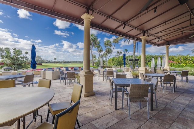 179 Tresana Blvd Unit 145, Jupiter, FL 33478 - view of patio with outdoor dining space and outdoor lounge area